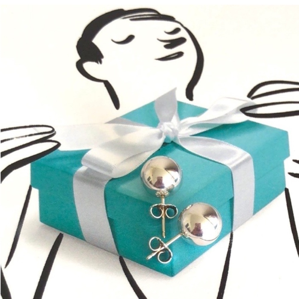 10mm Tiffany & Co. Hardware Bead Earrings / Retired